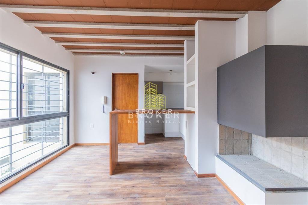 Venta apartamento 1 dormitorio con estufa a leña