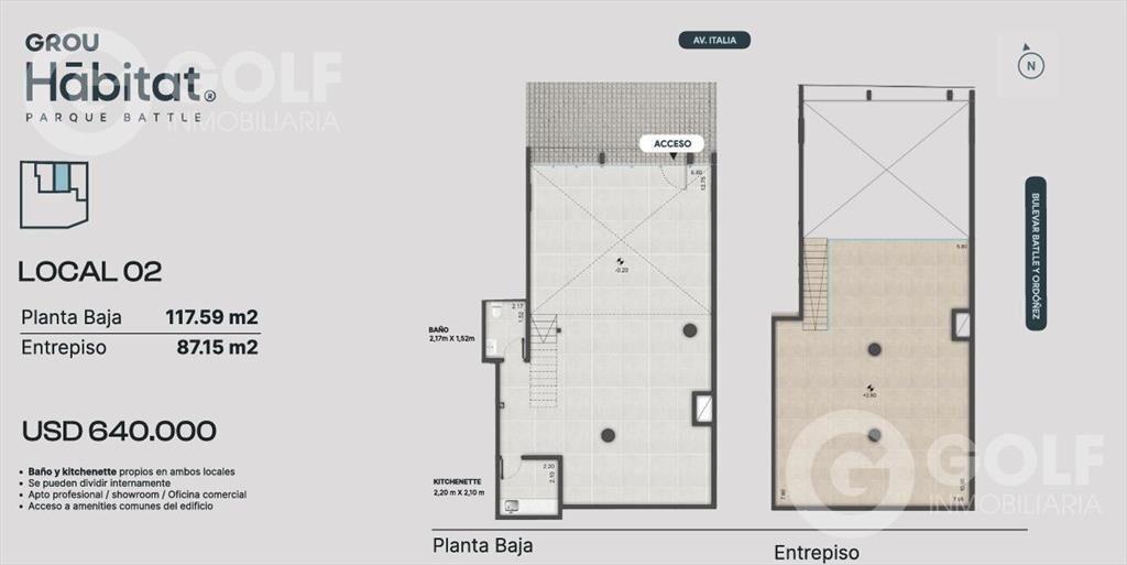 Venta de local comercial en Parque Batlle