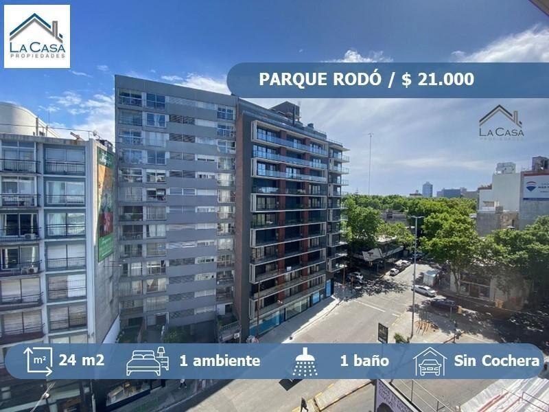 Apartamento monoambiente equipado en Parque Rodó