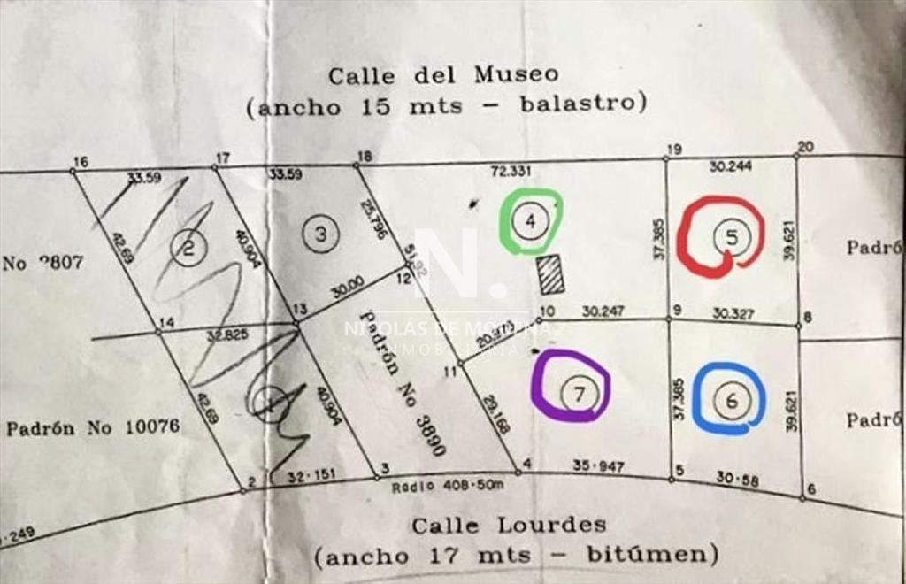 Terreno en venta Cantegril