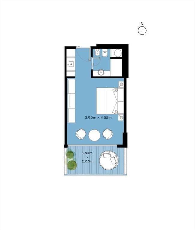 Apartamento monoambiente en venta en Colonia del Sacramento