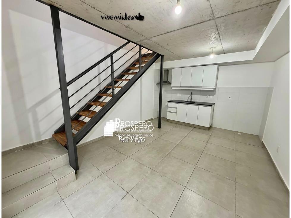 v435/2 alquiler duplex 1 dorm la comercial c/patio