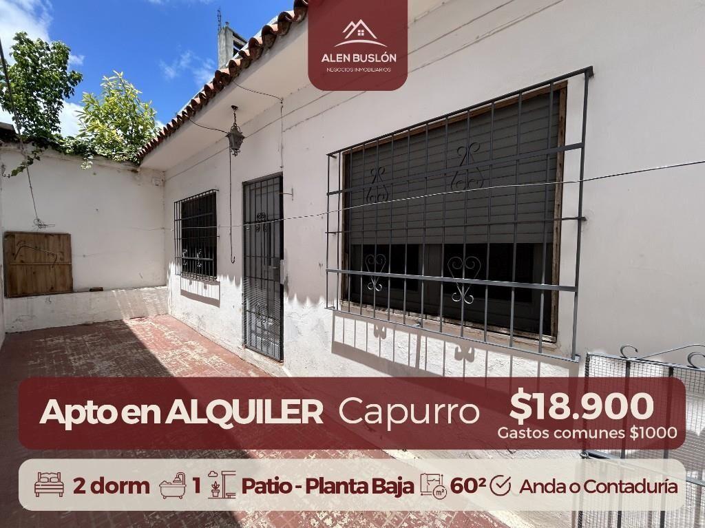 Apartamento Alquiler Capurro 2 Dormitorios Con Patio En Plan