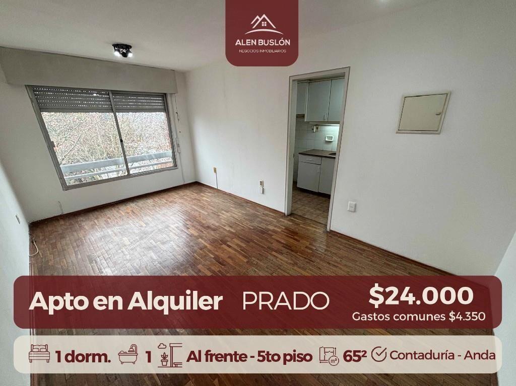 Alquiler Apartamento PRADO 1 Dormitorio 5to piso - Ascensor