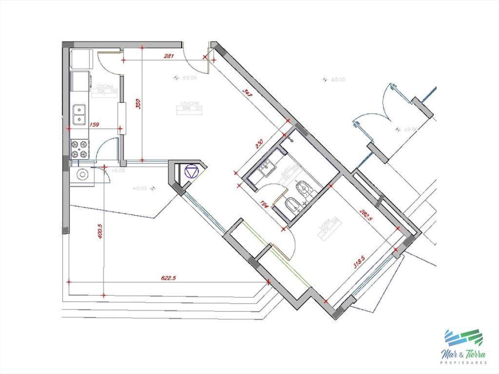 Apartamento en San Rafael, 1 dormitorios *