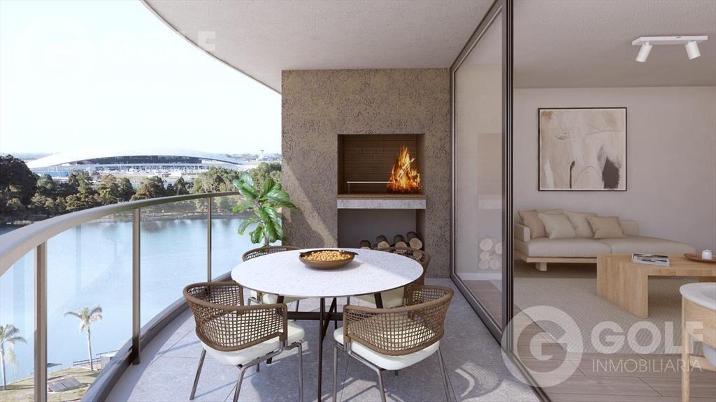 Venta de apartamento de 2 dormitorios con vista al lago en