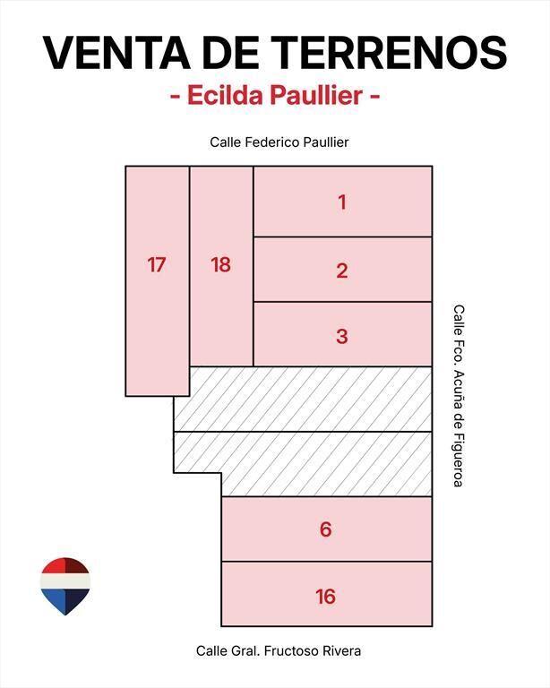VENTA TERRENOS EN ECILDA PAULLIER