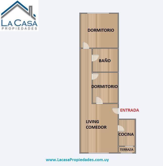 Venta en Parque Rodó de Apartamento de Dos Dormitorios con