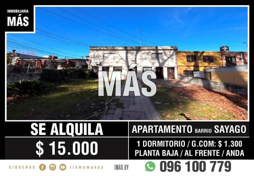 Apartamento Alquiler Sayago Montevideo iMas.uy MC *...