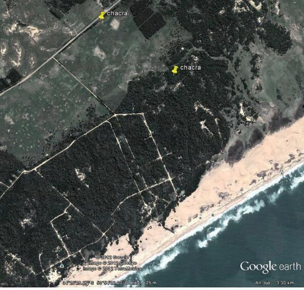 Venta Terreno10 ha sobre Ruta 10 en Oceanía del Polonio, Ro