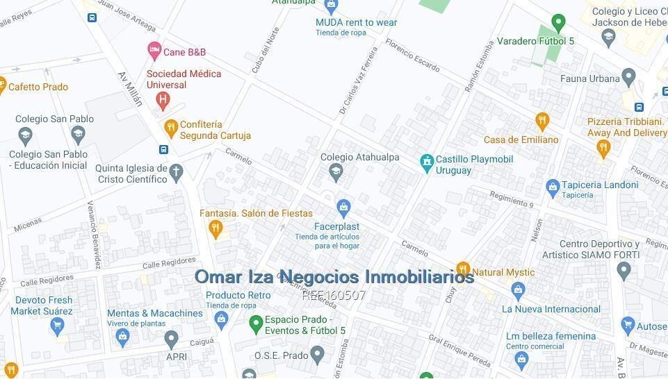 Venta terreni Prado con salida a dos calles