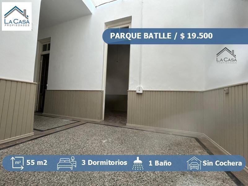 Alquiler en Parque Batlle de Casa de Tres Dormitorios