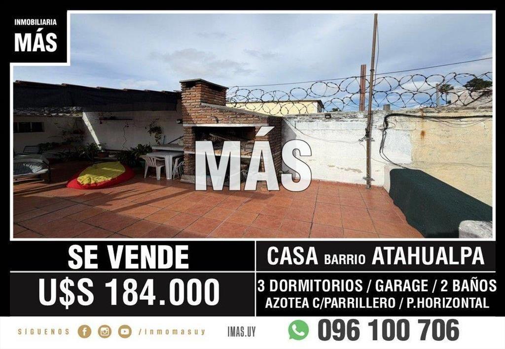 Casa Venta Garage Atahualpa Montevideo iMas.uy R *...