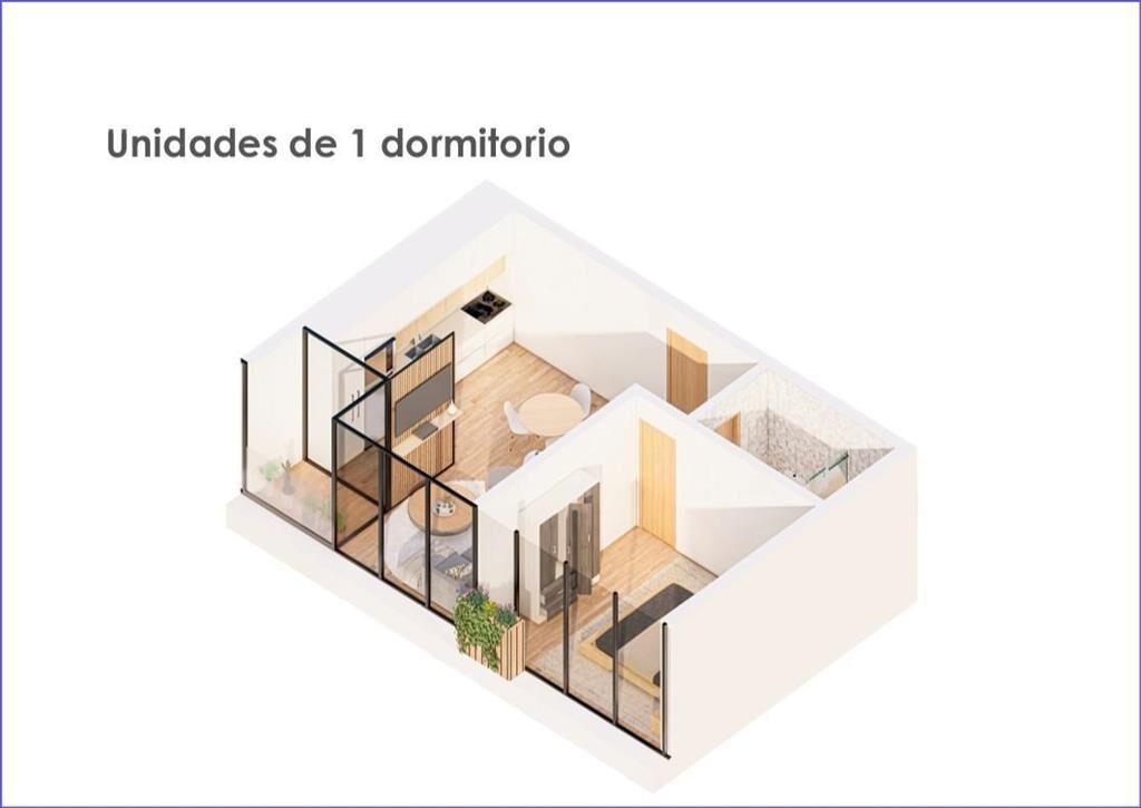 Apartamento de un dormitorio en venta en Playa Mansa - 203