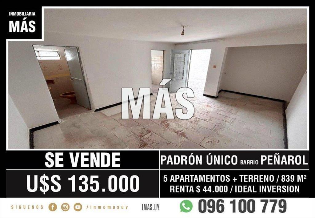 5 Apartamentos + Terreno Venta Peñarol Montevideo iMas.uy...