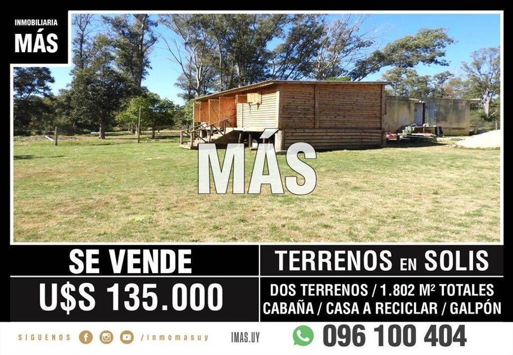 Terreno Venta Galpón Solis Maldonado iMas.uy FM *...