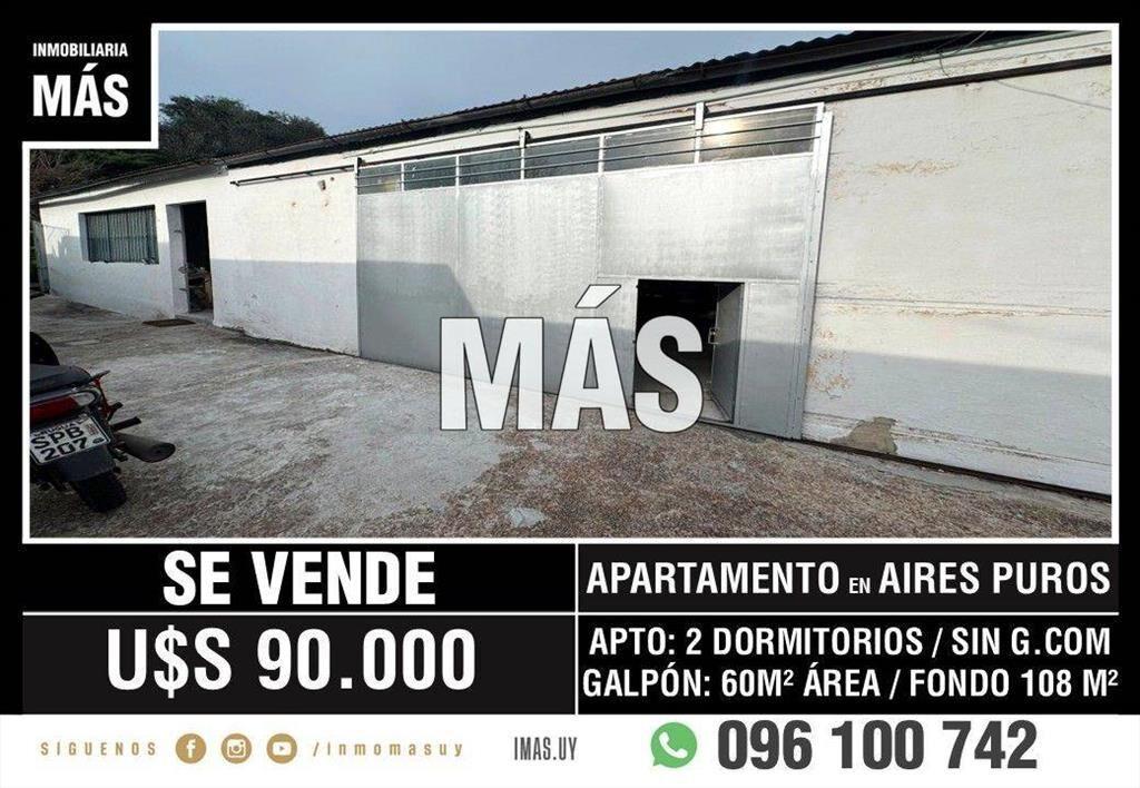 Apartamento + Galpón Venta Aires Puros Montevideo iMas.uy...