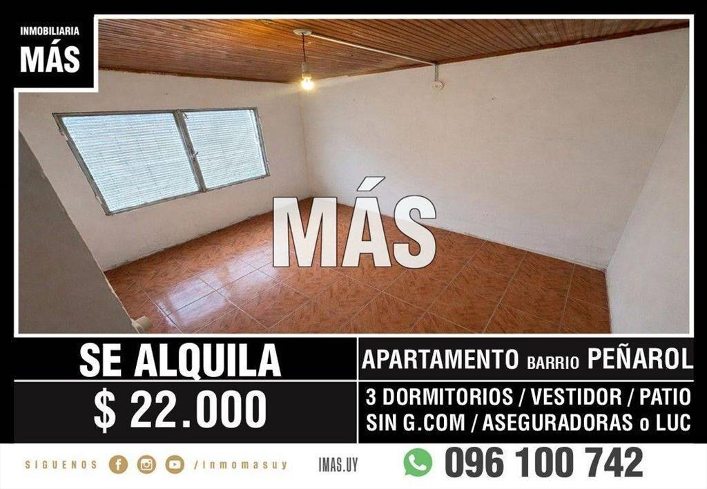 Apartamento Alquiler Peñarol Montevideo iMas.uy LM *...