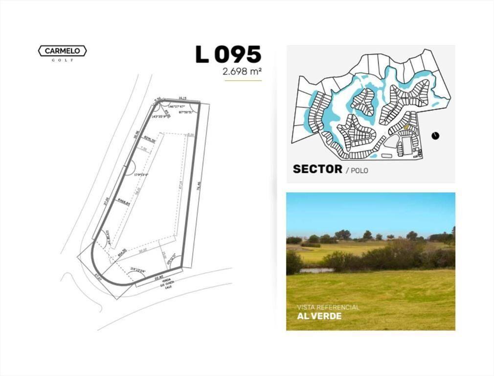 Venta Lote en Barrio Privado Carmelo Golf - Colonia