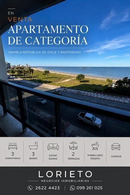 Apartamento Premium En Rambla De Malvín