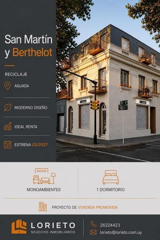 En construcción. Monoambiente divisible