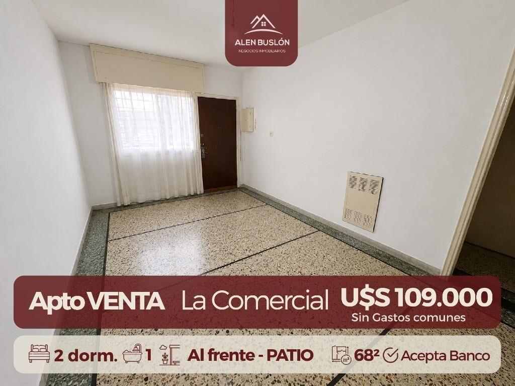 Apartamento Venta En Planta Baja Al Frente De 2 Dormitorios