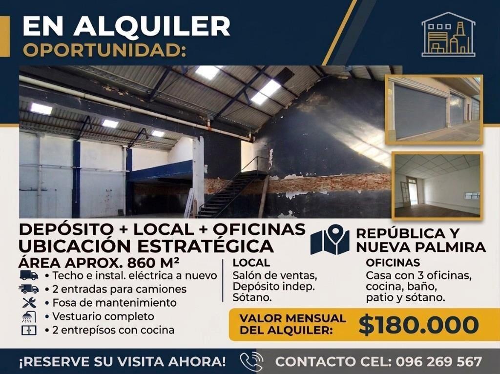 La Comercial | Depósito + Local comercial + Oficinas 860m2