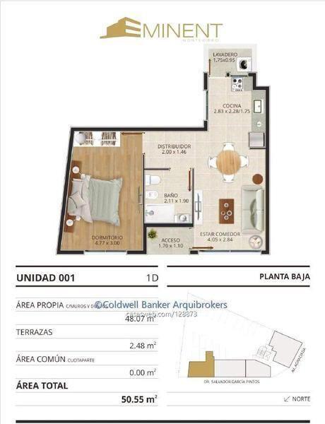 Apartamento de 1 dormitorio en alquiler en Bella Vista