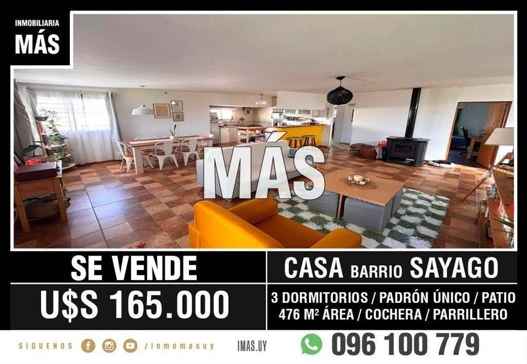 Casa Venta Padrón Único Sayago Montevideo iMas.uy MC *...