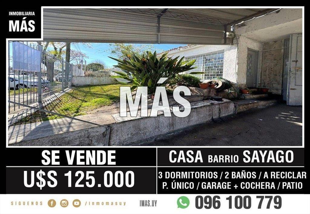 Casa Venta 3 Dormitorios Peñarol Montevideo iMas.uy MC...