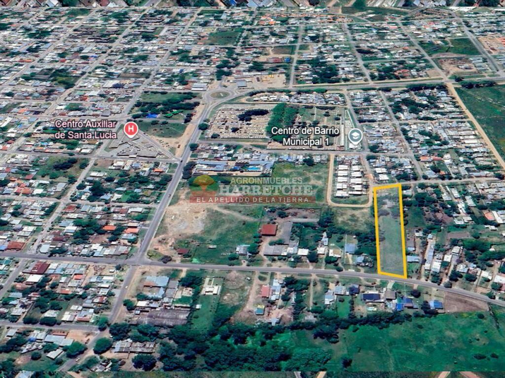 Terreno en Santa Lucia, 4696 m2 con frente a ruta