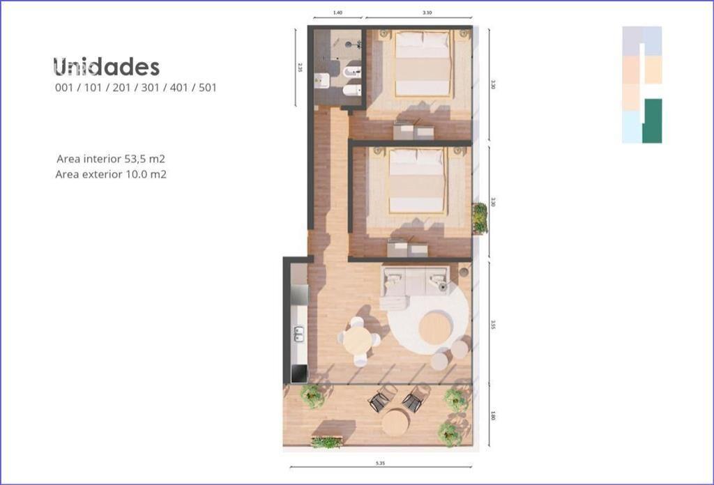 Apartamento de dos dormitorios en venta en Playa Mansa - 30