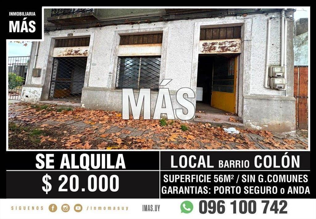 Local Comercial Colón Montevideo iMas.uy LM *...