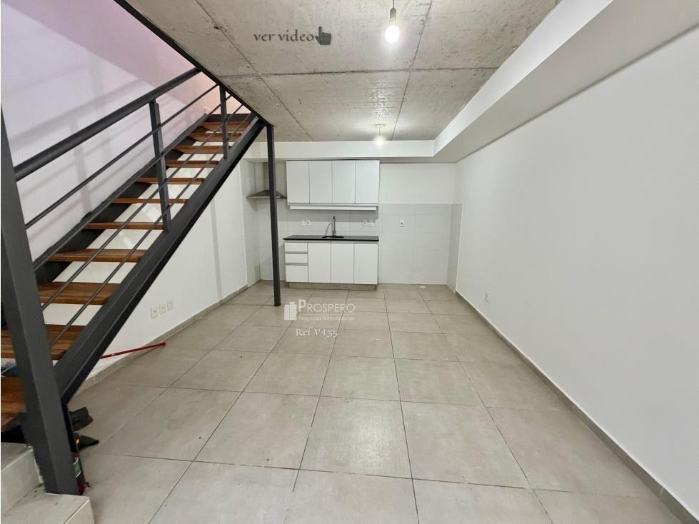 v435/5 alquiler duplex 1 dorm la comercial c/patio