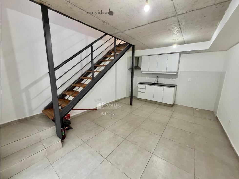 v435/5 alquiler duplex 1 dorm la comercial c/patio