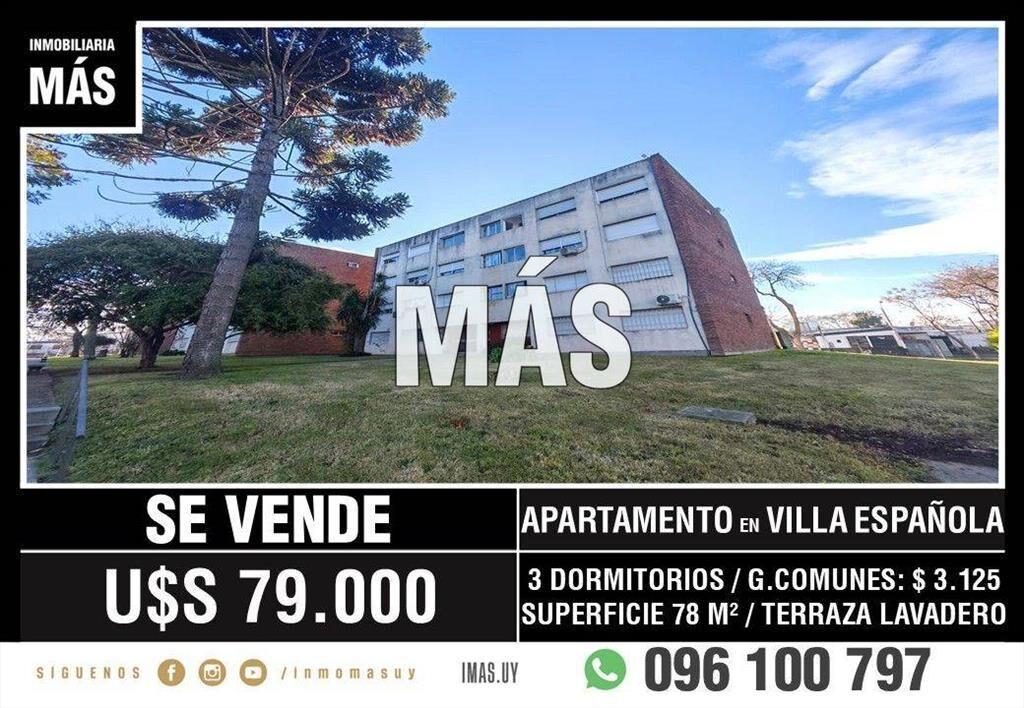 Apartamento Venta Villa Española Montevideo iMas.uy MA *...