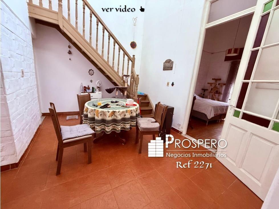 2271/p/5 terreno con casa 2 dorm buceo cochera altillo jardi