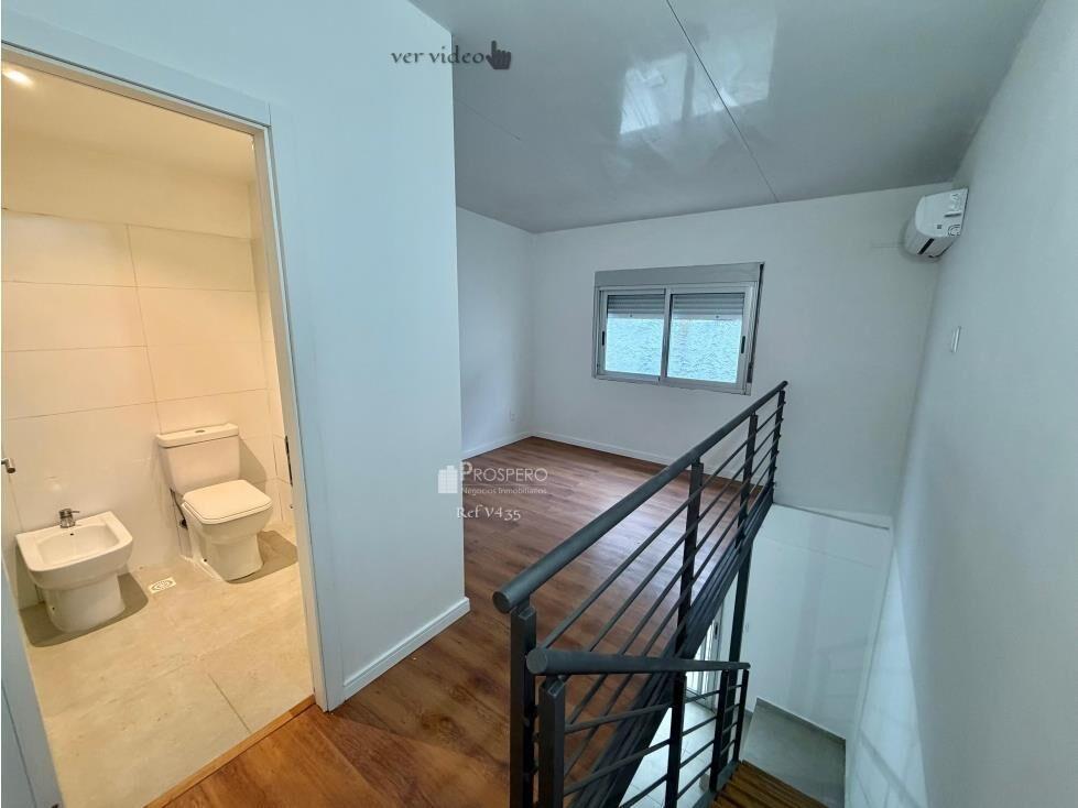 v435/5 alquiler duplex 1 dorm la comercial c/patio