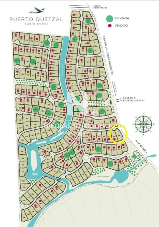 Lote de 4.000 m2 en venta en barrio cerrado.