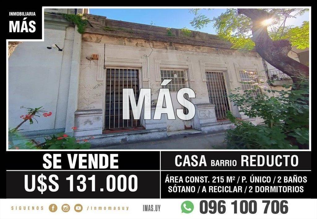 Casa Venta Reducto Montevideo iMas.uy R *...