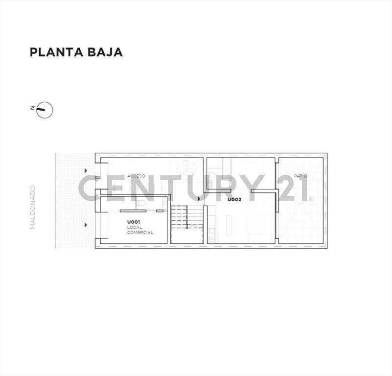 VENTA local comercial-22.6 mt2-baño-Palermo excelente pun...