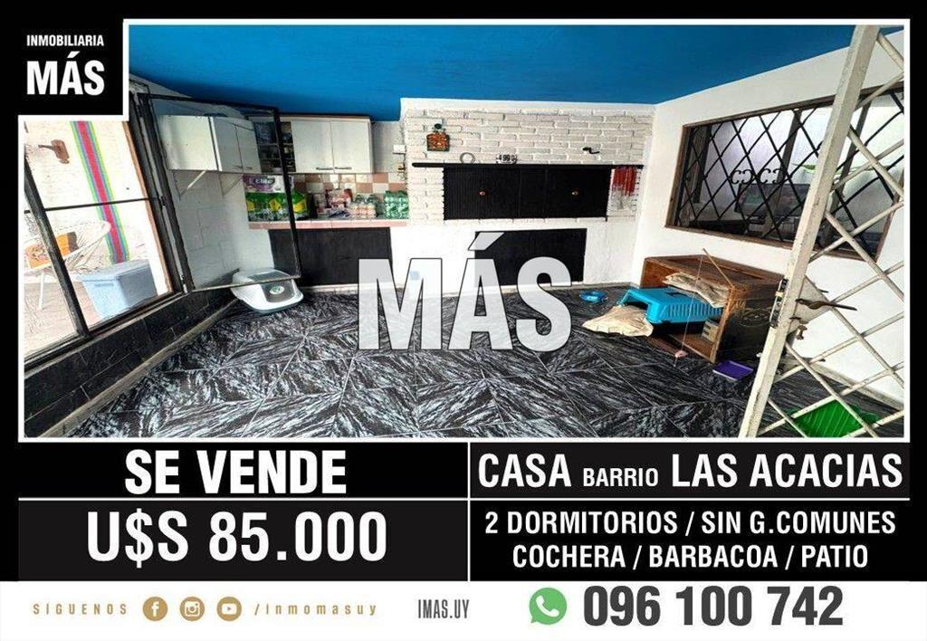 Casa Venta Cochera Las Acacias Montevideo iMas.uy LM *...