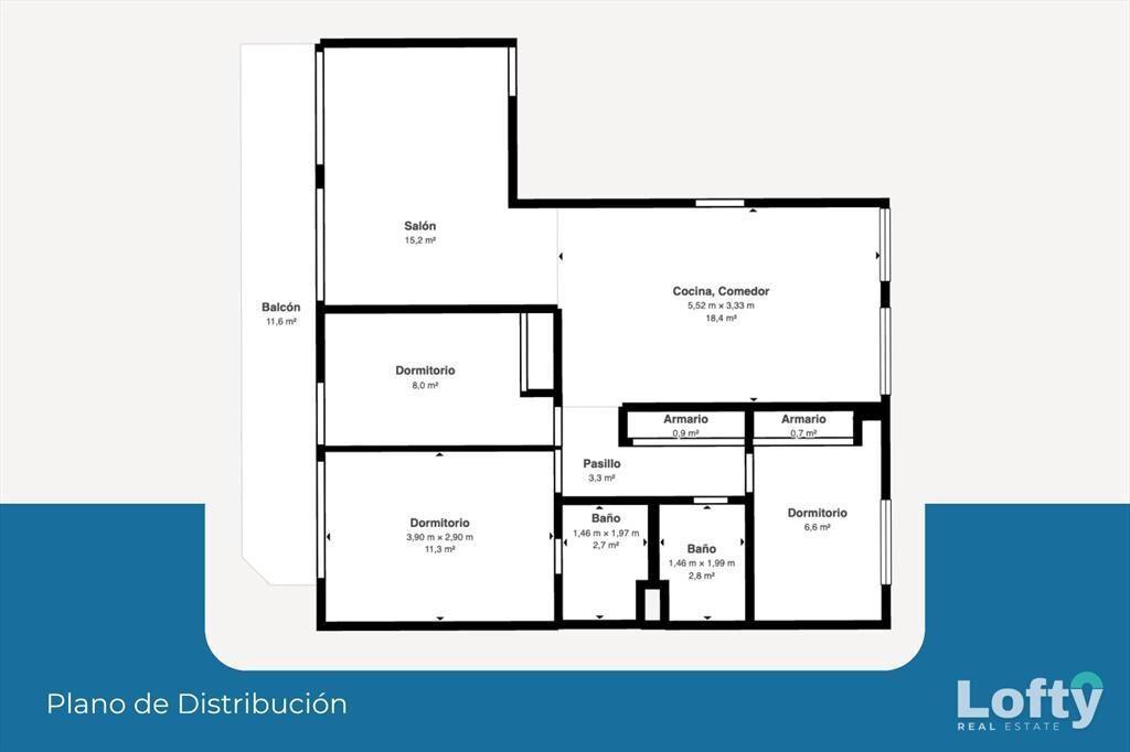 Apartamento en Venta Parque Rodó / Punta Carretas 3 Dorm...