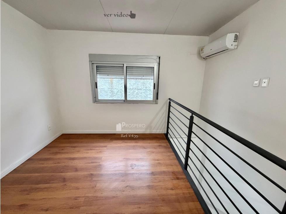 v435/5 alquiler duplex 1 dorm la comercial c/patio