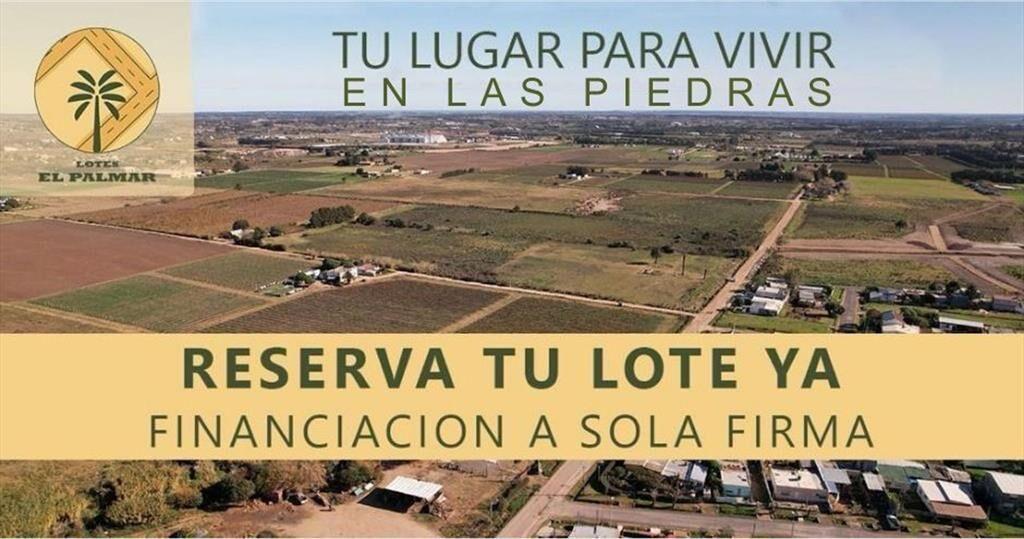 Venta terreno Las Piedras con financiación directa